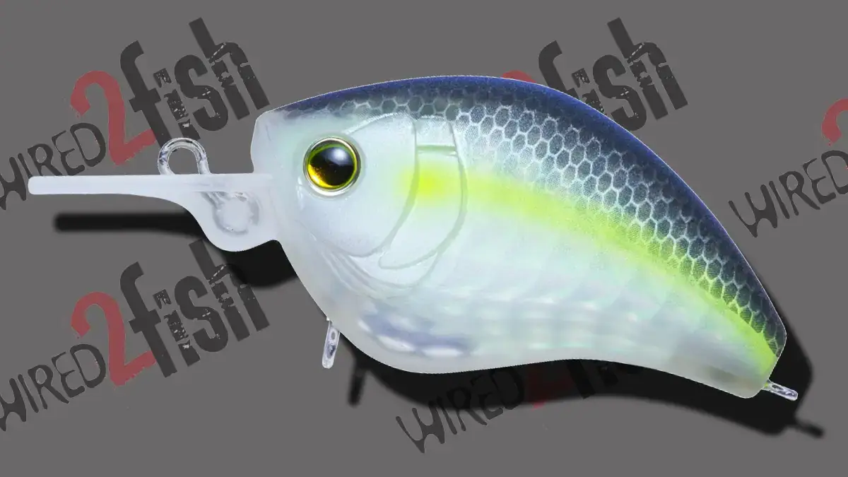 Yo-Zuri's SDR-X Flat Crank in Matte Ghost Sexy Shad.