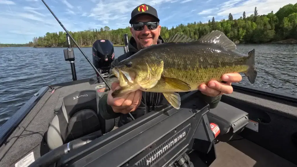 Jeff “Gussy” Gustafson with a bass