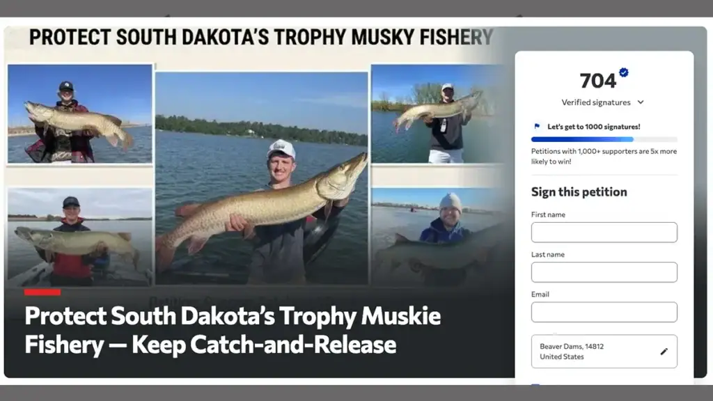 SD Muskie Catch and Release Petition