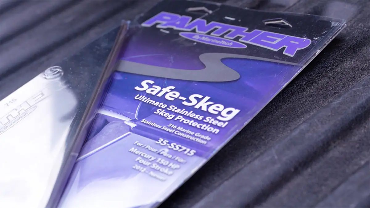 Panther Safe-Skeg in its packaging.