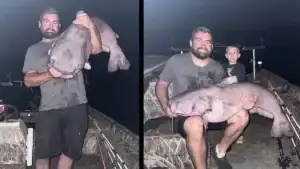 Is It A Shark? Angler Lands Record Blue Catfish Potentially Worth $20,000
