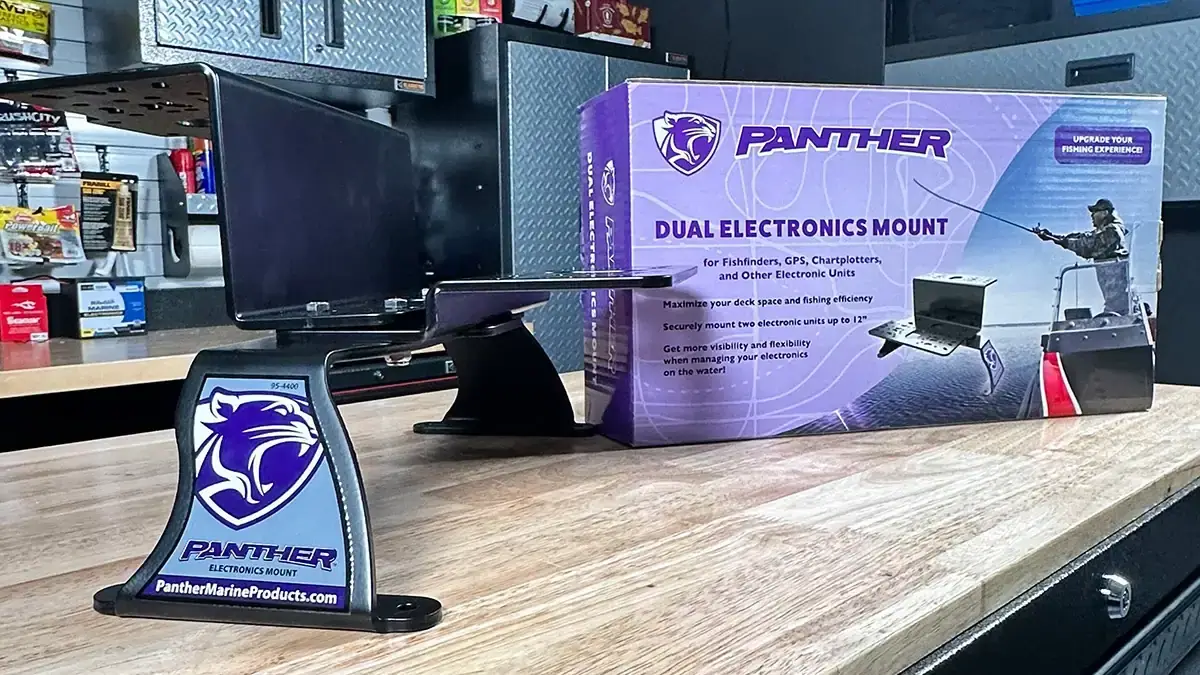 The Panther Dual Electronics Mount.